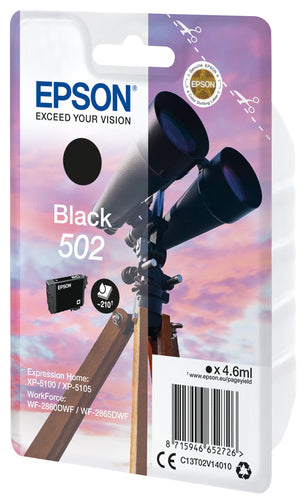 Epson Singlepack Black 502 Ink Epson Singlepack Black 502 Ink